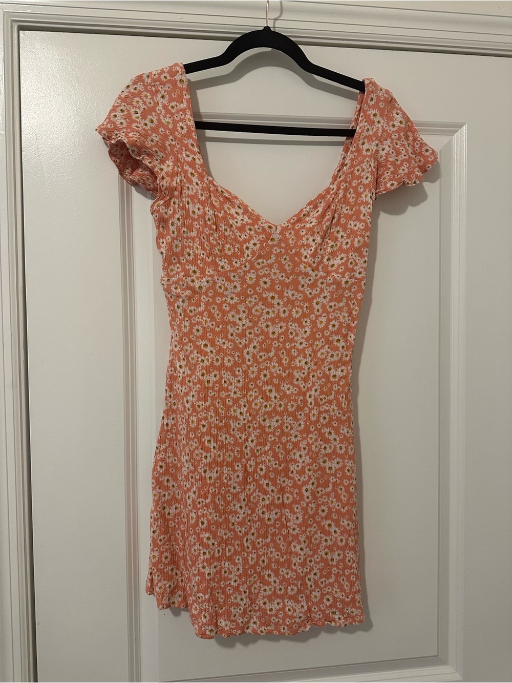 Hurley Coral Daisy Mini Dress